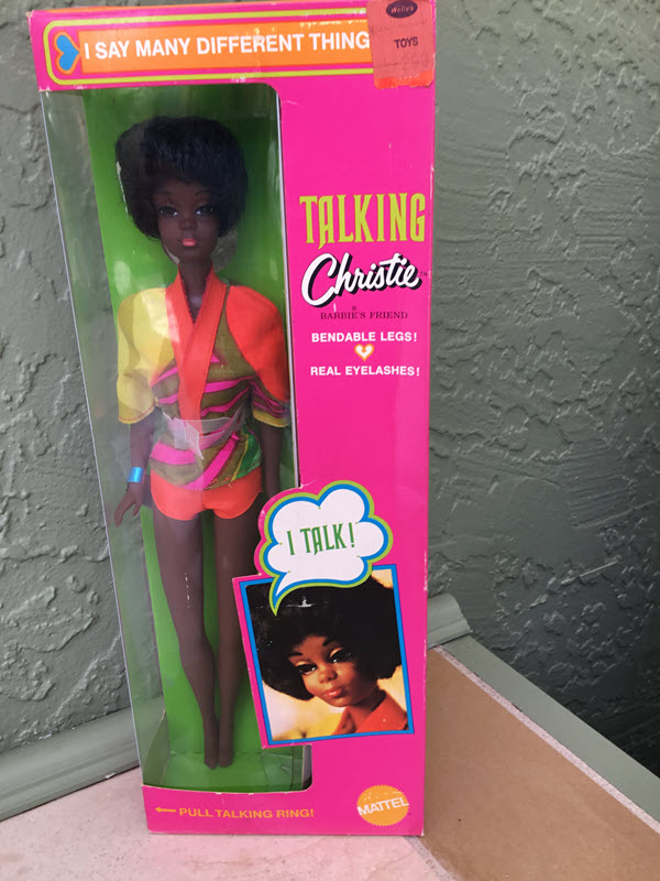 Barbie’s Black friend Christie is in her original box