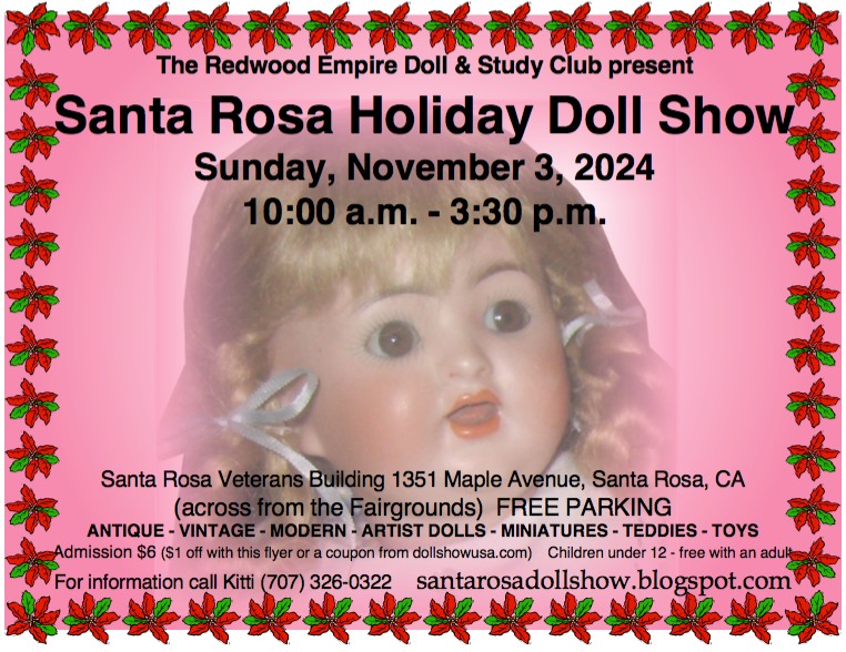 Santa Rosa California Holiday Doll Show