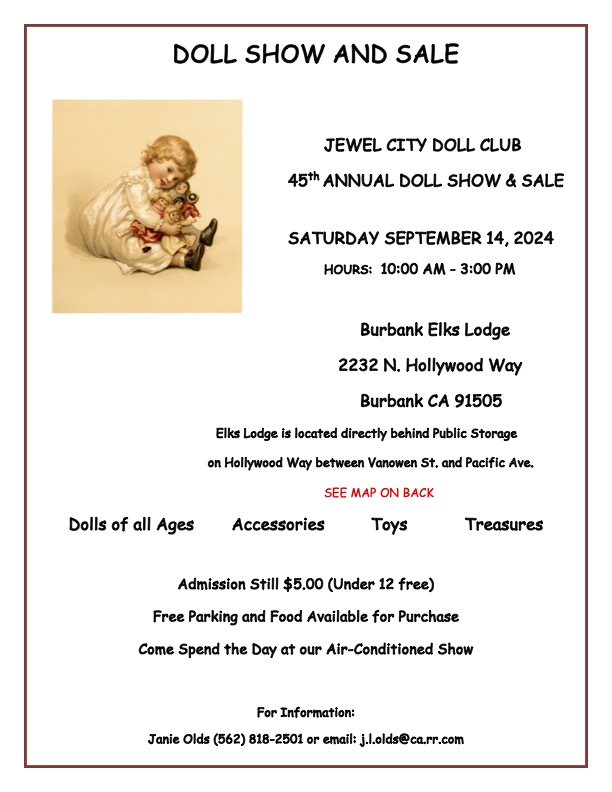 Jewel City Doll Show and Sale