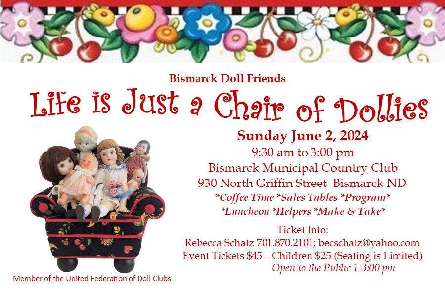 “Life is Just a Chair of Dollies” Annual Doll Luncheon Show and Sale