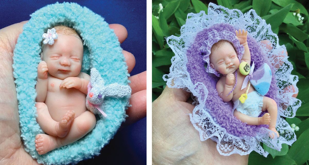 Inspired by Innocence: Brenda Scott Excels at Sculpting Miniature Baby Dolls