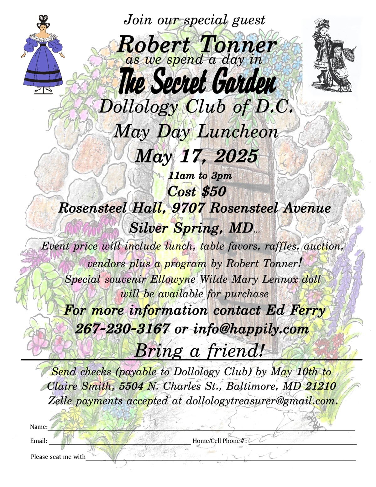 Dollology Doll Club of D.C. May Day Luncheon