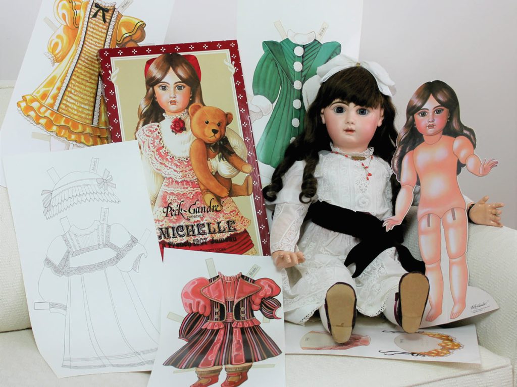 doll with paper doll look alike