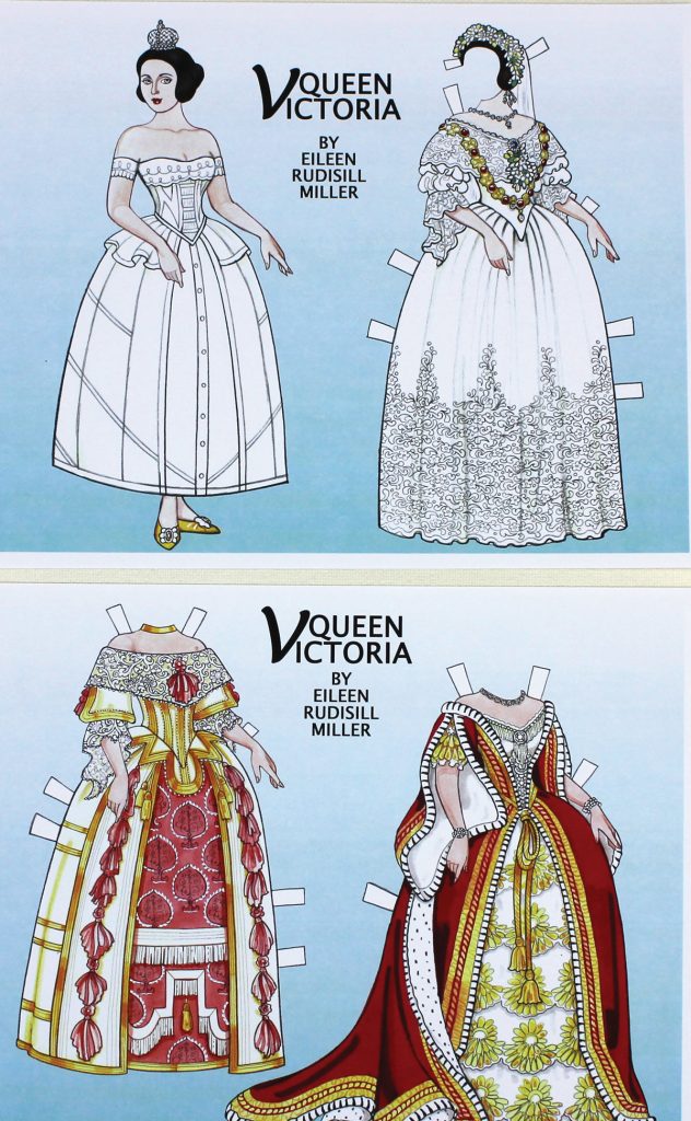 queen victoria paper dolls